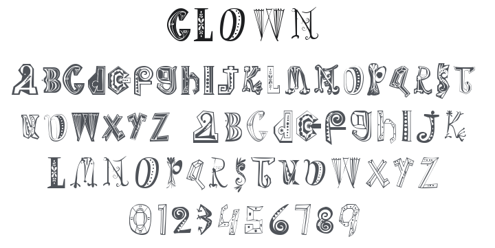 Clown Font
