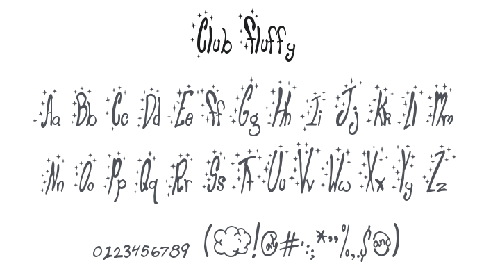 Club Fluffy Font