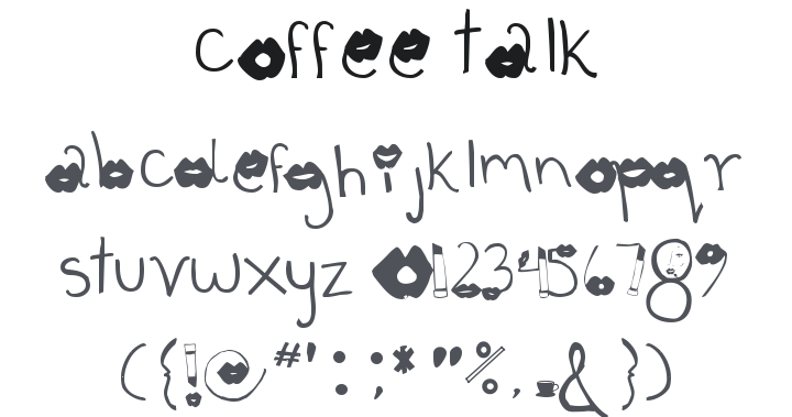 Coffee Talk Font