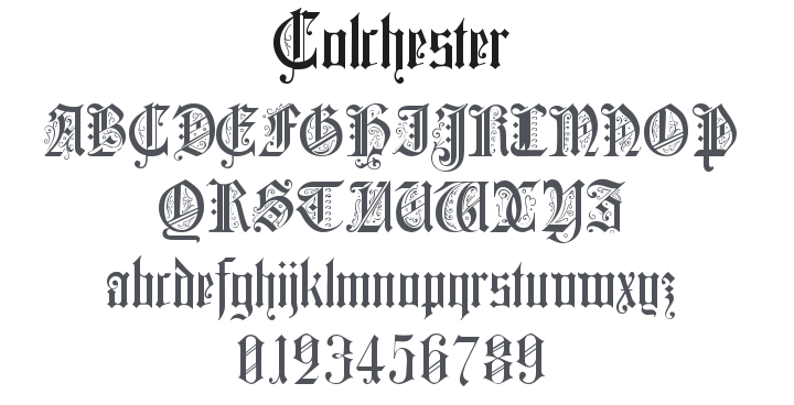Colchester Font