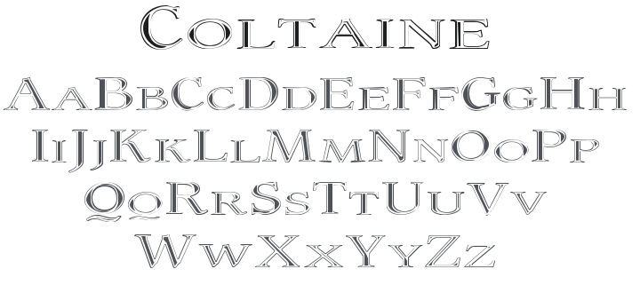 Coltaine Font Family