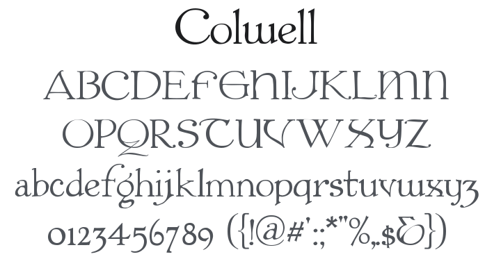 Colwell Font Family