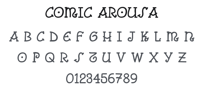 Comic Arousa Font