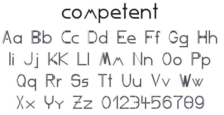 Competent Font