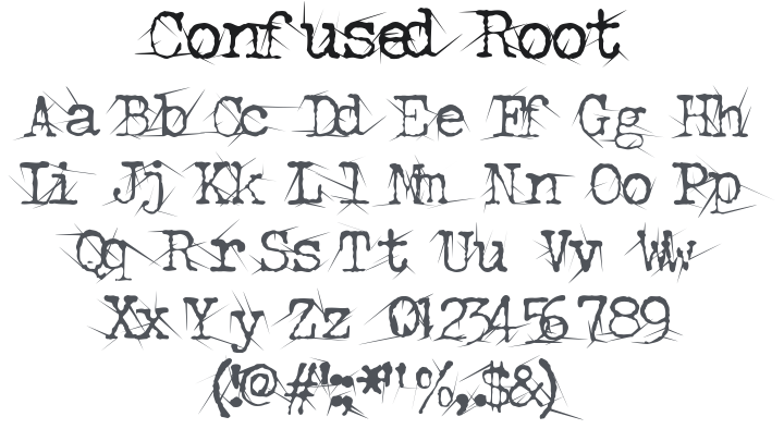 Confused Root Font