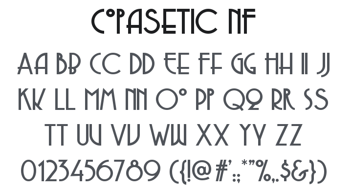 Copasetic NF Font Family
