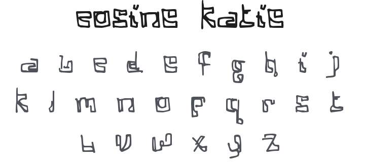 Cosine Katie Font