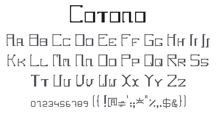 Cotono Font