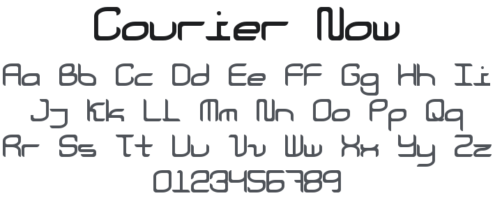 Courier Now Font