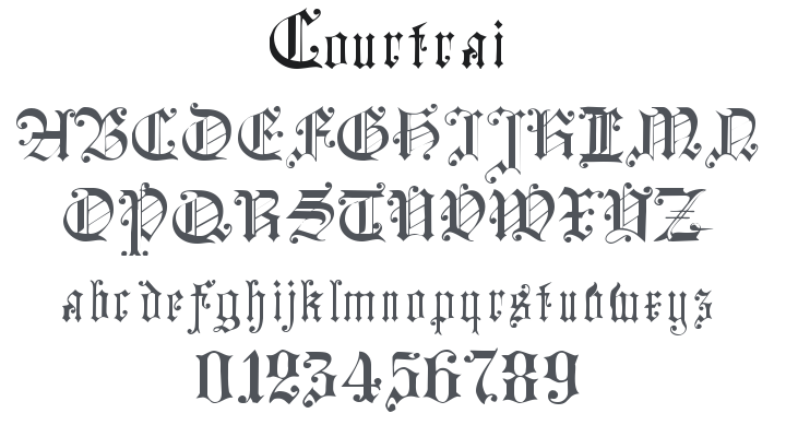 Courtrai Font