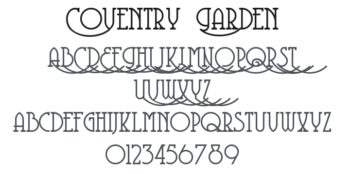 Coventry Garden Font