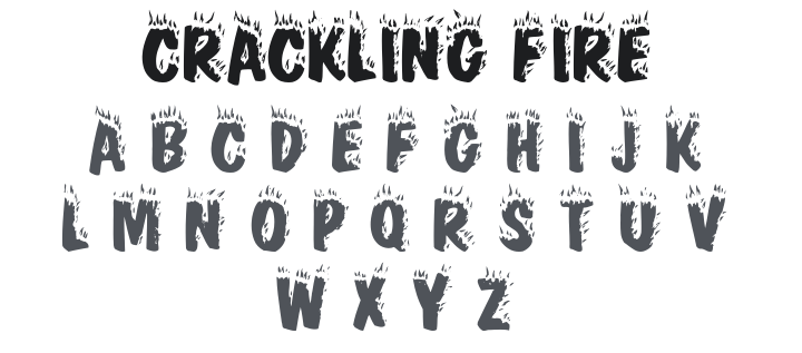 Crackling Fire Font