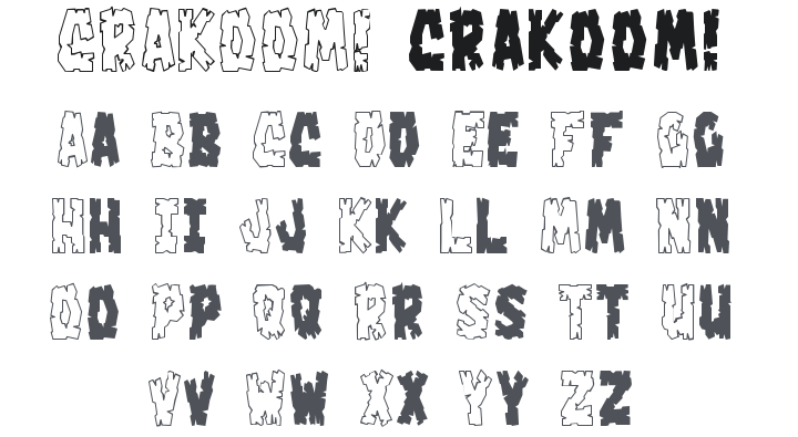 Crakoom! Font