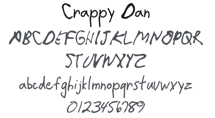 Crappy Dan Font Family