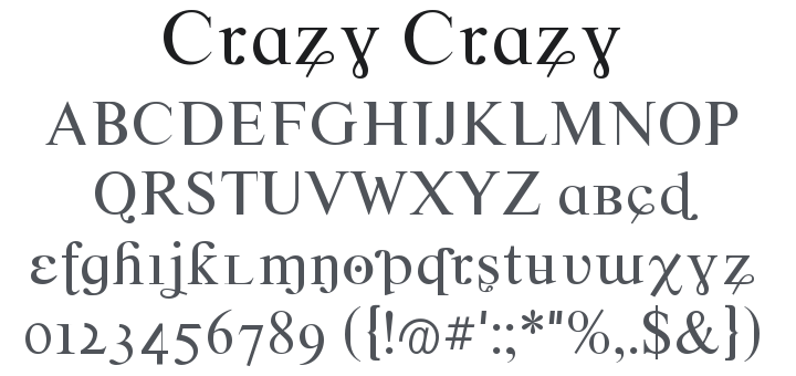 Crazy Crazy Font