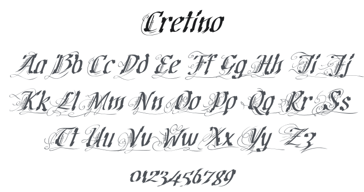 Cretino Font