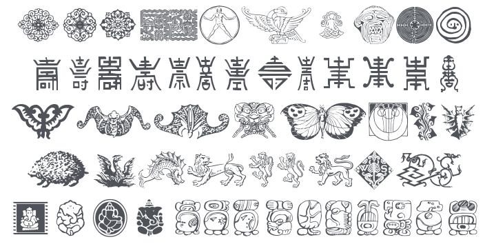 Cultural Icons Font