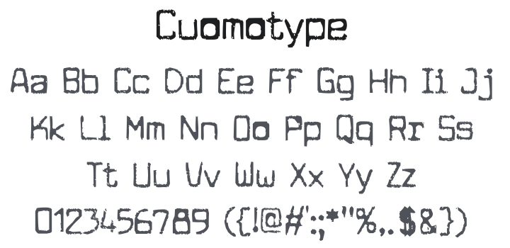 Cuomotype Font