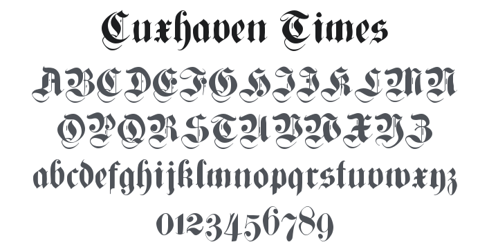 Cuxhaven Times Font