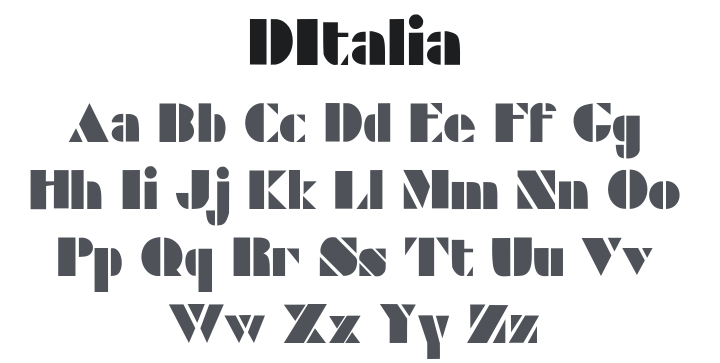D'Italia Font