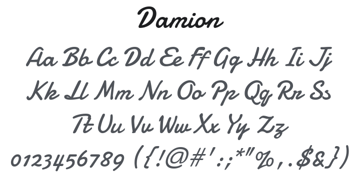 Damion Font