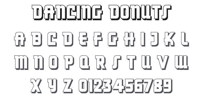 Dancing Donuts Font