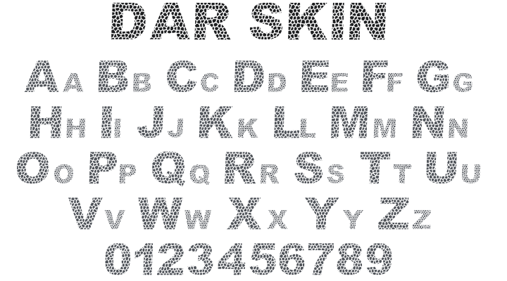 Dar Skin Font