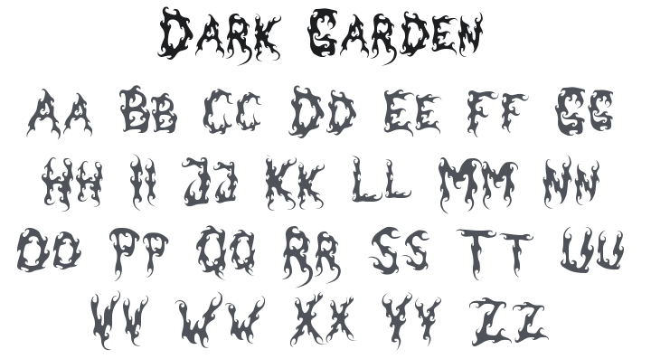 Dark Garden Font