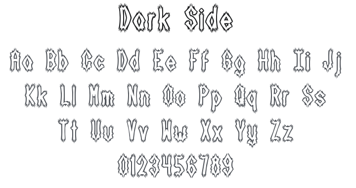 Dark Side Font