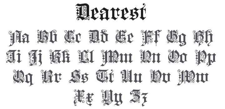 Dearest Font Family