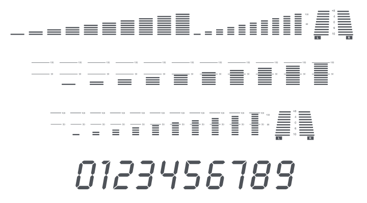 Decibel Dingbats Font