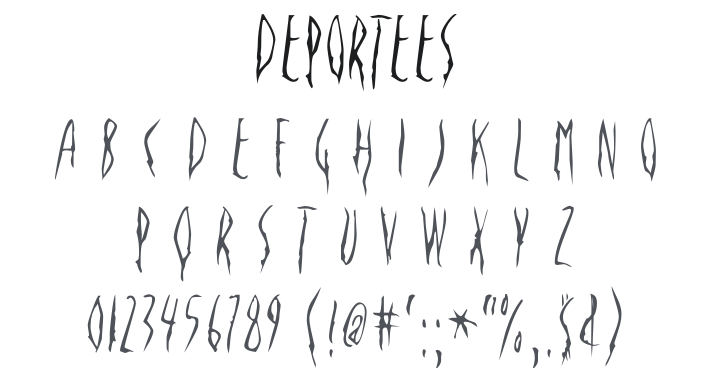 Deportees Font