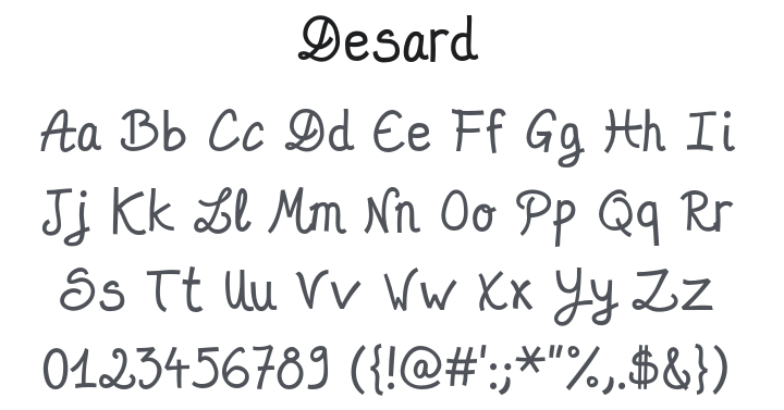 Desard Font