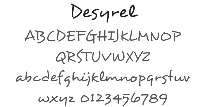 Desyrel Font