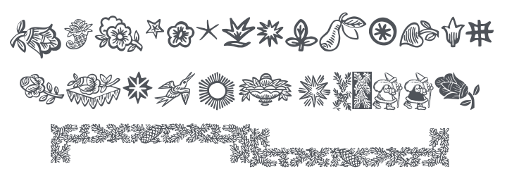 Deutscher Schmuck Font