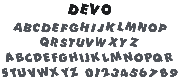 DEVO Font