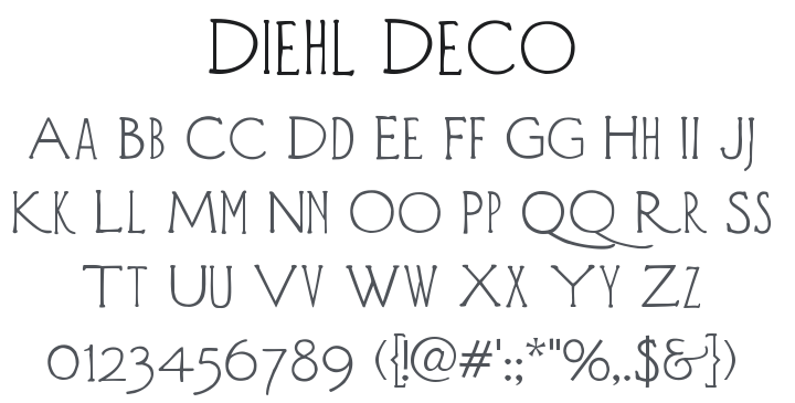 Diehl Deco Font Family