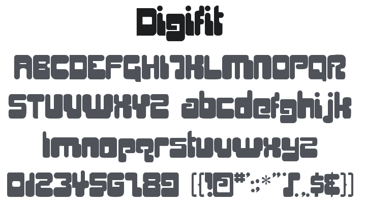 Digifit Font