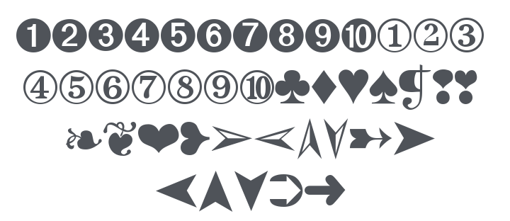 Digits Font