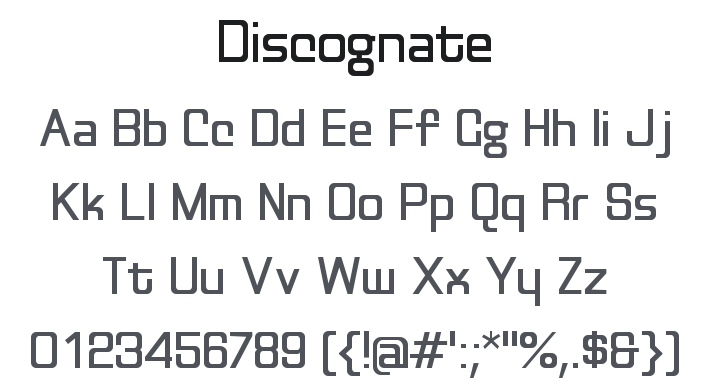 Discognate Font Family