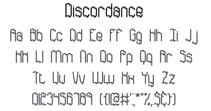 Discordance Font