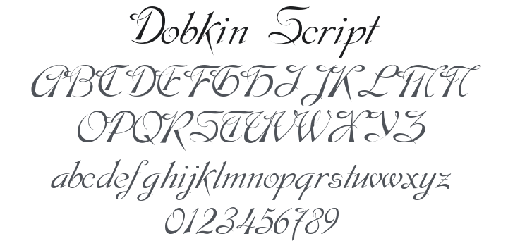Dobkin Script Font