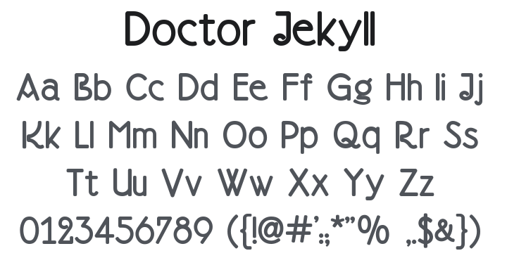 Doctor Jekyll Font