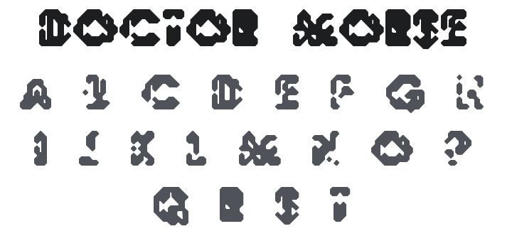 Doctor Morse Font