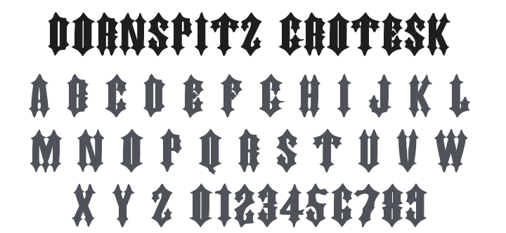 Dornspitz Grotesk Font
