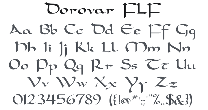 Dorovar FLF Font Family