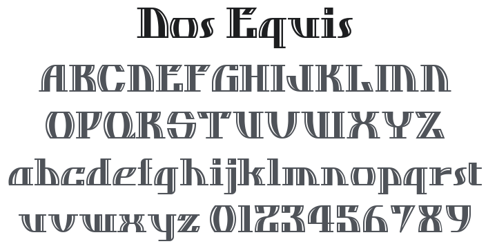 Dos Equis Font