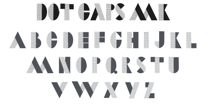 Dot Caps MK Font