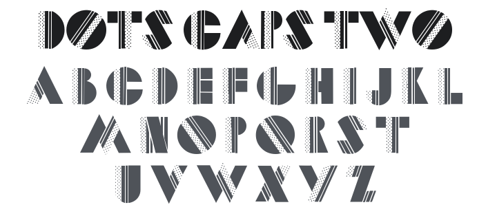 Dots Caps Two Font