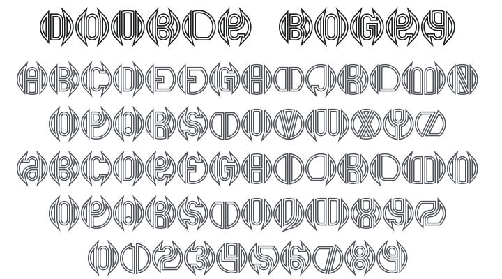 Double Bogey Font Family
